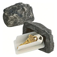 Discreet Garden Key Storage Box - Realistic Stone Design for Hidden Outdoor Access