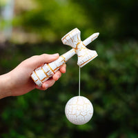 Painted Wood Kendama Toy - Enhance Eye-Hand Coordination with Fun Outdoor Juggling Game for All Ages