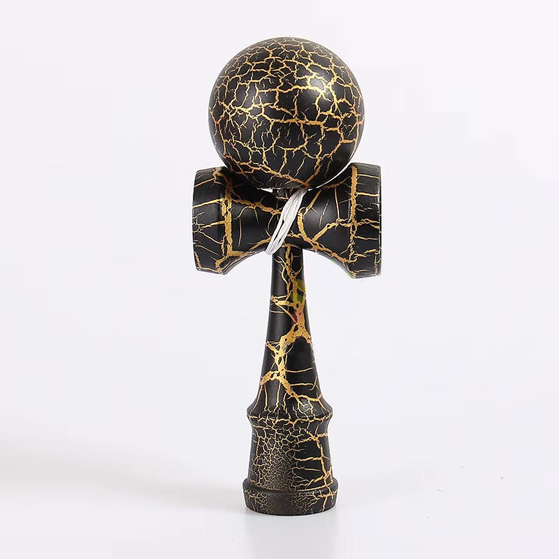 Painted Wood Kendama Toy - Enhance Eye-Hand Coordination with Fun Outdoor Juggling Game for All Ages