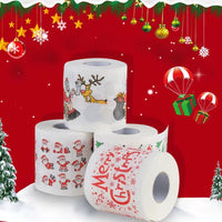 Festive & Fun Christmas Toilet Paper Roll - Adorable Holiday Prints for Charming Home Decor!