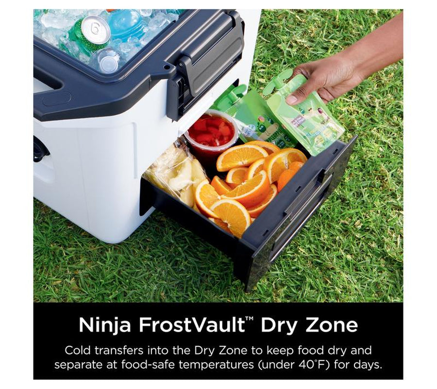 Ninja Frostvault 30QT Premium Hard Cooler with Innovative Dry Zone