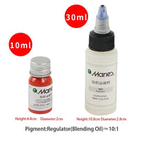 Vibrant 36-Color Permanent Fabric Paint Set by Marie - 10ml Tubes for Clothing & Canvas, Waterproof and Dope-Dyed Acrylics