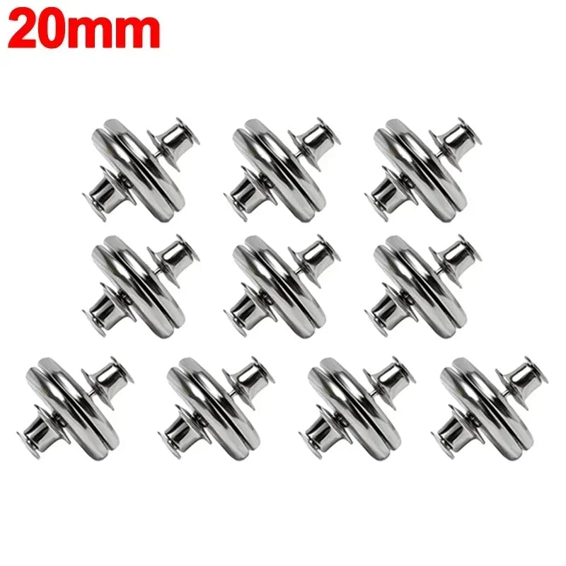 Magnetic Curtain Clips - 20 Pairs Nail-Free Detachable Buckle for Easy Adjustment