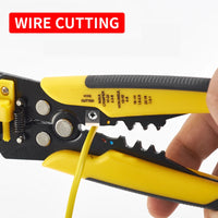 Versatile Automatic Wire Stripper & Crimper Tool - Adjustable Multifunctional Pliers for All Your Cable Cutting Needs