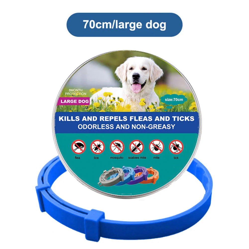 Revolutionary Anti-Flea and Tick Collar for Dogs and Cats – Effective, Vet-Approved Protection for All Sizes!
