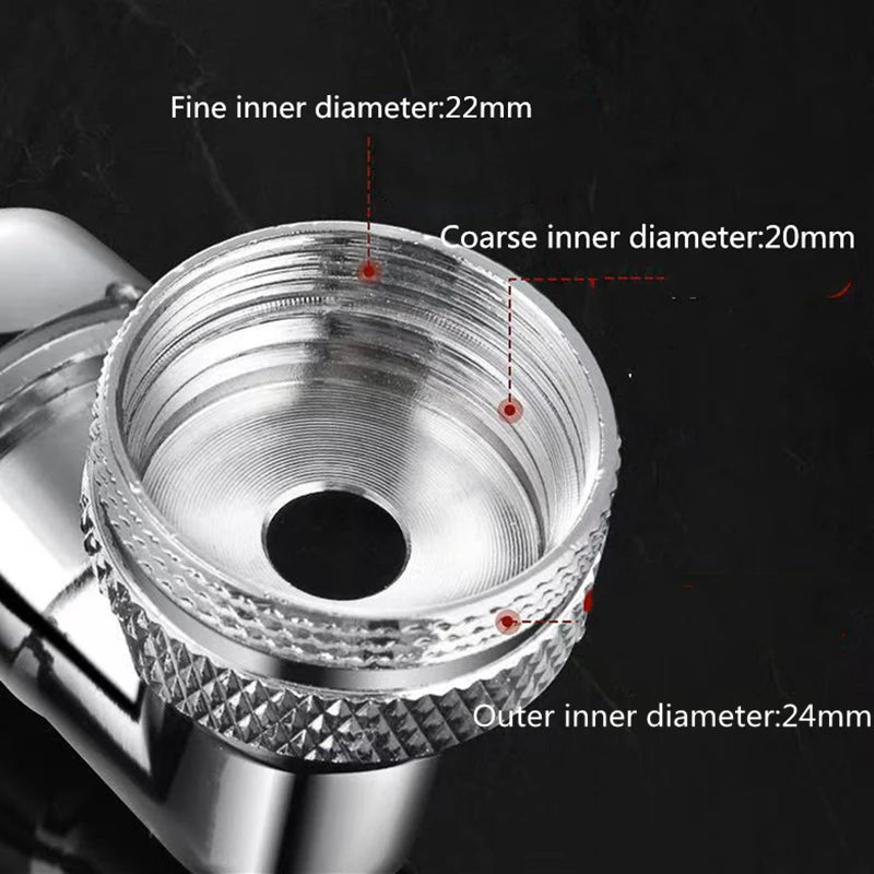 Revolutionary 1080° Rotating Heavy Metal Faucet Sprayer Head for Effortless Kitchen Cleaning and Splash Control