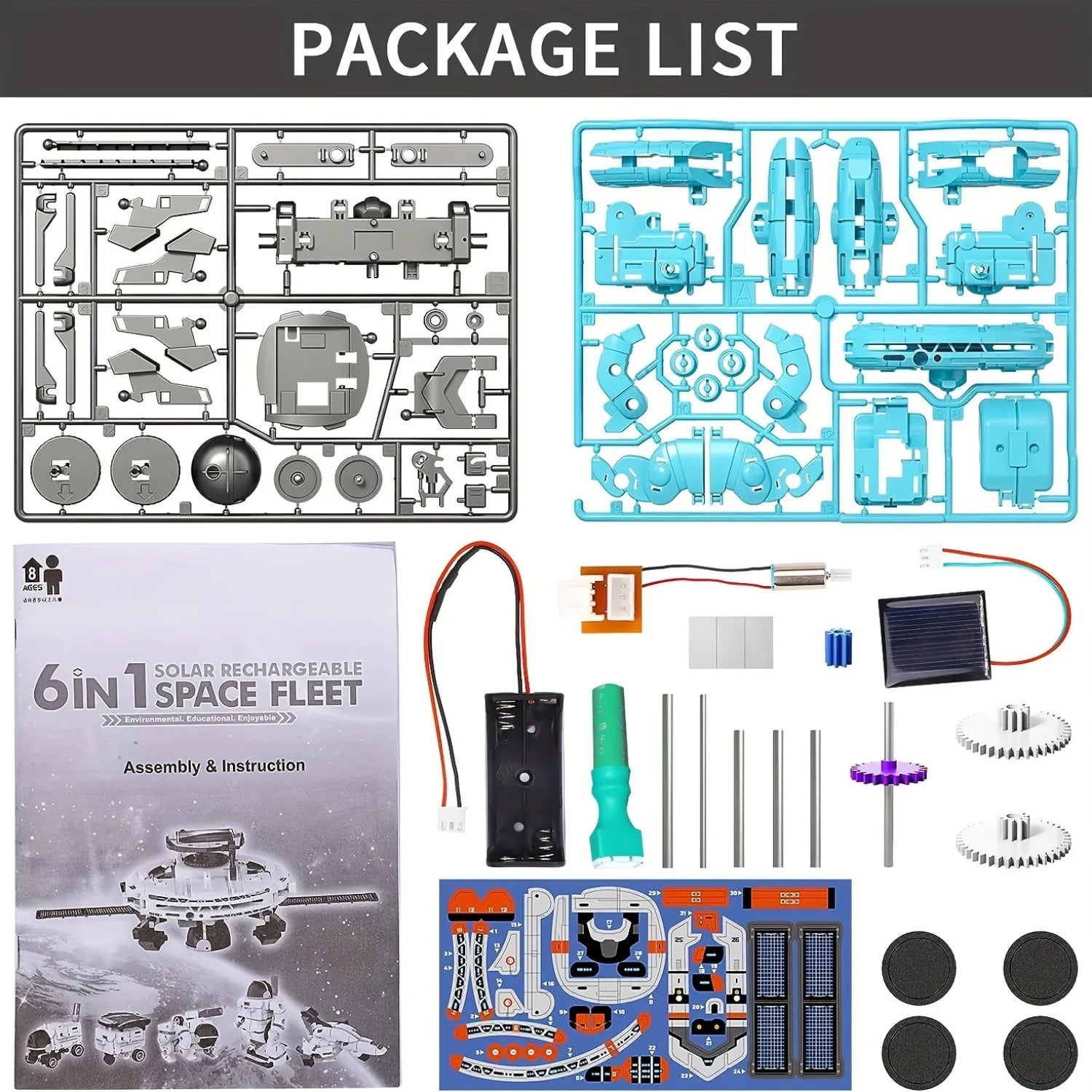 6-in-1 Solar Robot Kit – Build & Learn STEM Science Toy