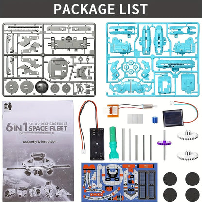 6-in-1 Solar Robot Kit – Build & Learn STEM Science Toy