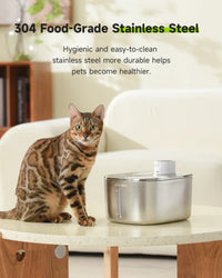 4L Wireless Auto Sensor Cat Water Fountain - Perfect Drinking Dispenser for Cats and Dogs