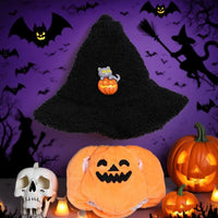 Adorable Labubu Halloween Pumpkin Costume for 17cm Dolls - Soft, Durable, & Detachable with Stylish Hat - Ideal for Collectors & Dress-Up Fun!