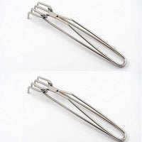 Heavy-Duty Stainless Steel Hot Pot Gripper Tongs | Heat-Resistant Kitchen Tool for Safe Lifting