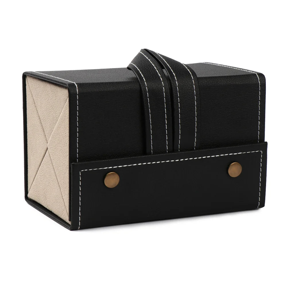 Versatile Multi-Slot Eyeglasses Organizer - Travel-Friendly PU Case for Sunglasses and Glasses Storage
