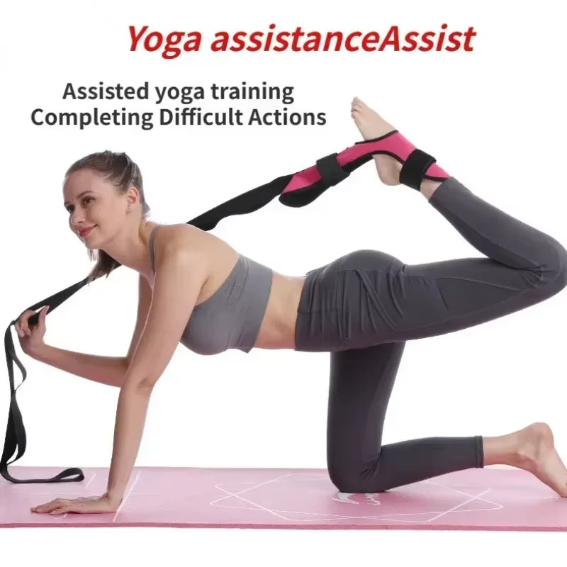 Ultimate Yoga Leg Stretching Band for Enhanced Flexibility & Foot Care - Ideal for Rehabilitation and Plantar Fasciitis Relief