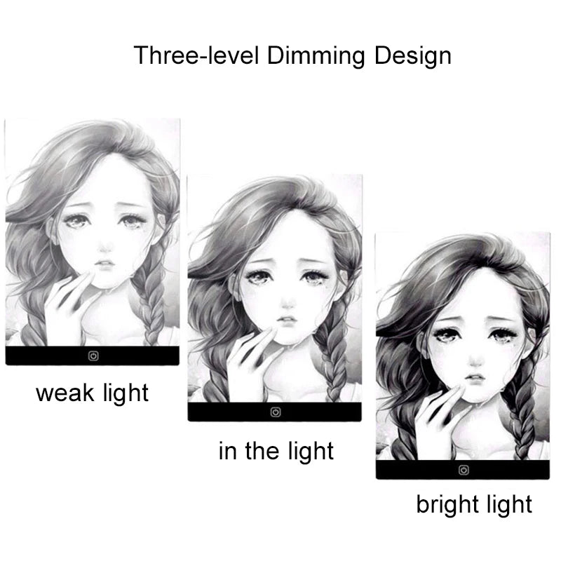 Dimmable LED Drawing Pad - Adjustable Light Animation & Painting Notepad for Kids - Perfect Educational Gift!
