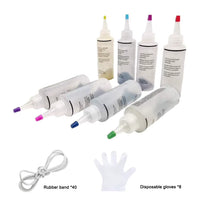 Ultimate Tie Dye Kit - 6, 8, or 10 Vibrant Colors for DIY Fashion - Complete with Rubber Bands and Gloves!