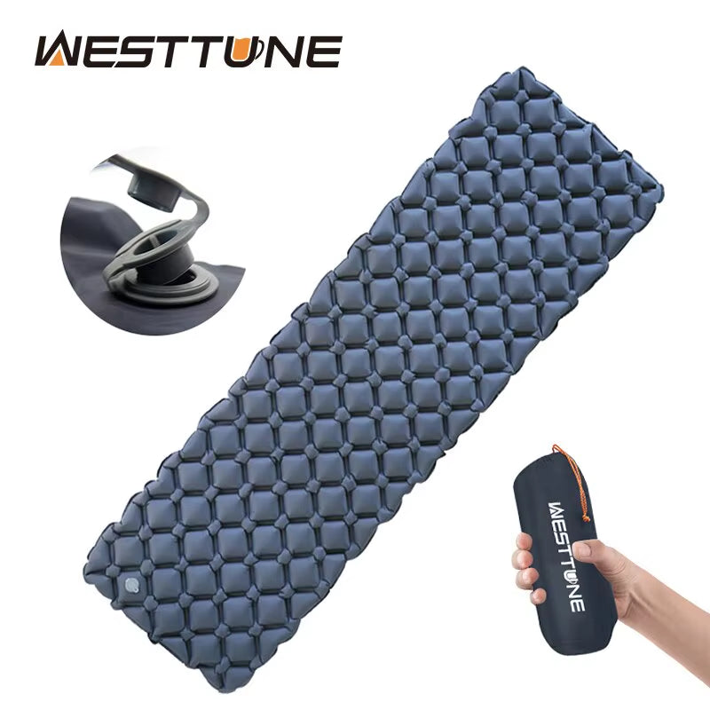 Ultralight Portable Camping Sleeping Pad - Inflatable Air Mattress for Outdoor Travel and Hiking