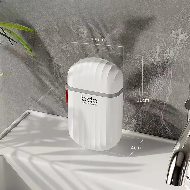 Travel-Friendly Portable Soap Dish with Drain & Cover – Ideal Soap Holder for On-the-Go Use