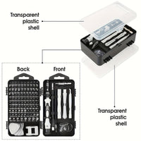 Ultimate 115-In-1 Precision Screwdriver Set - Mini Magnetic Repair Tool Kit for Phones, Laptops, Watches, and More - Perfect Gift for Tech Enthusiasts!