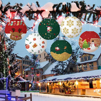 Festive Christmas Lanterns - Father Christmas, Snowman & Moose Outdoor Party Decorations