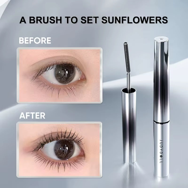 3D Curling Eyelash Mascara - Black & Brown, Lengthening, Waterproof & Smudge-Proof for All-Day Glam!
