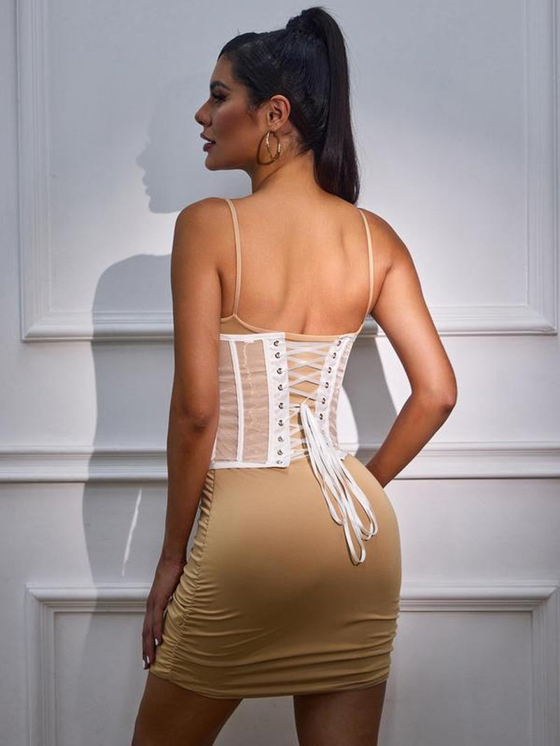 Elevate Your Look with Our Chic Rhinestone Fringe Corset Belt - Adjustable Punk Style Accessory for Parties and Everyday Glam!