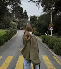 Chic Suede Texture Bomber Jacket for Women - Spring 2025 Fashion Must-Have!