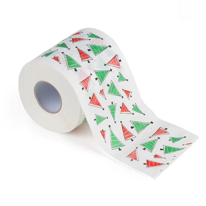 Festive & Fun Christmas Toilet Paper Roll - Adorable Holiday Prints for Charming Home Decor!