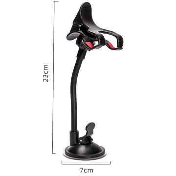 360° Flexible Car Phone Holder - Adjustable Sucker Mount for GPS & Device Support - Essential Auto Accessory
