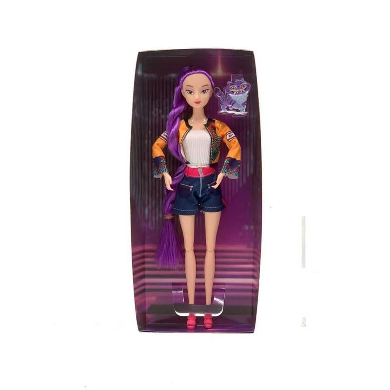 Lummi and Zoi K-POP Demon Hunters Vinyl Figurine - Adorable Collectible Action Figures for K-Pop Fans and Kids