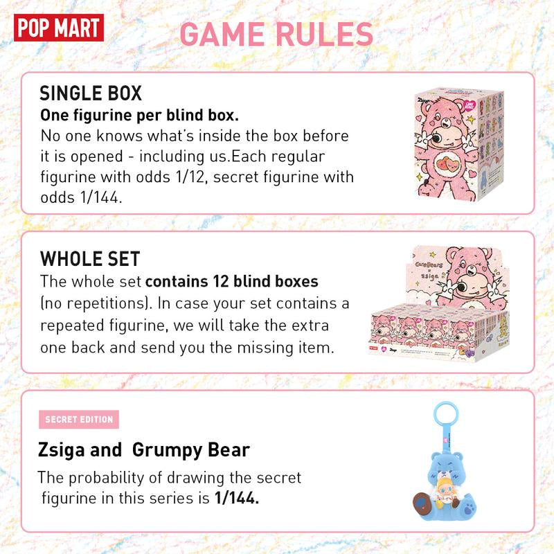 Zsiga x Care Bears Collector's Series - Adorable Figures for Every Fan!