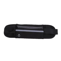 Comfortable Sport Running Waist Bag for Men & Women - Stylish Fanny Pack with Safety Tape for Gym, Cycling & Phone Storage