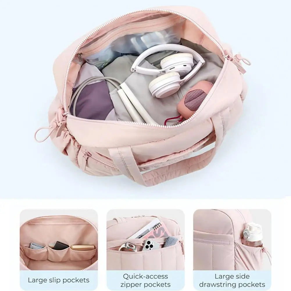 Waterproof Sport & Travel Bag – Wet/Dry Pocket, 5 Exterior Pockets