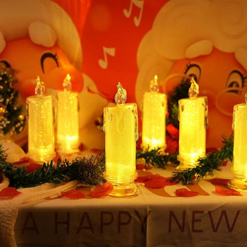 Enchanting LED Flameless Candles - Perfect for Christmas, Weddings, Valentine’s Day, and Unique Halloween Gifts!