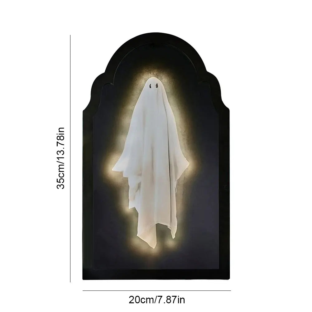 Spooky Hologram Ghost Night Light – Adorable Halloween Home Decor for a Festive Touch!