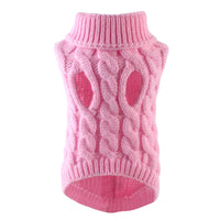 Cozy Winter Turtleneck Sweater for Small Dogs & Cats - Soft Vest for Chihuahuas, Yorkies & Teddy Jackets