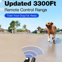 Ultimate 3300Ft No Shock Dog Training Collar - Rechargeable, Waterproof E-Collar with Beep and Vibration for Effective Pet Training