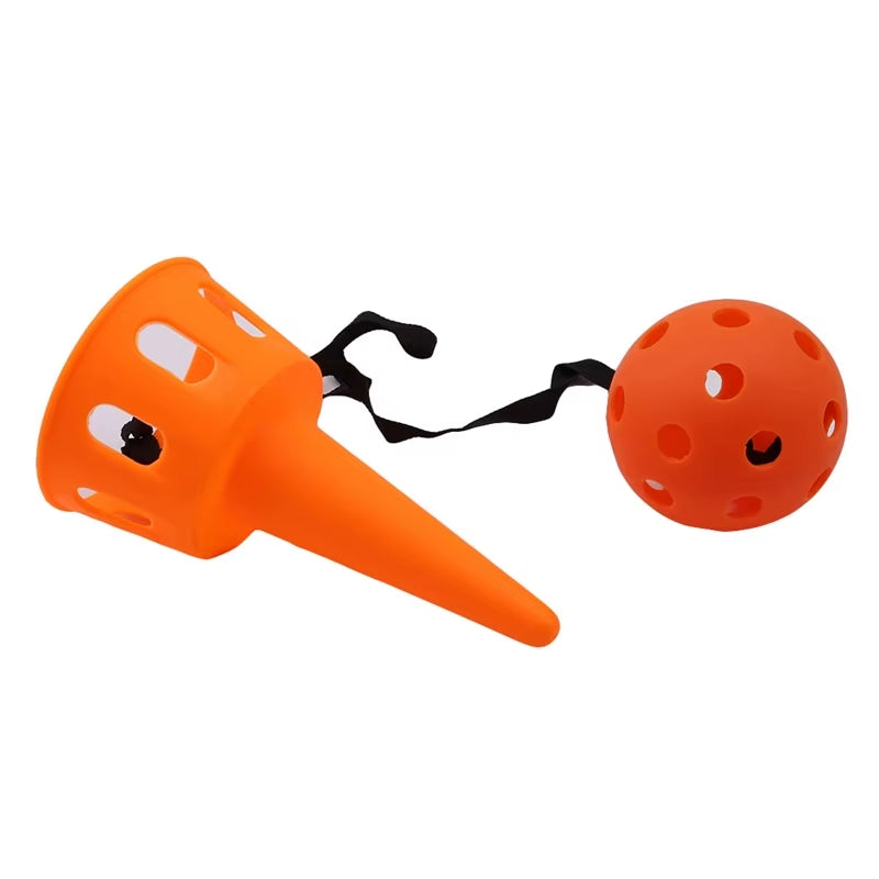 Ultimate Fun Ball and Cup Toy Set - Outdoor Throw and Catch Game for Kids - Softball Kendama for Beginners - Boosts Motor Skills!