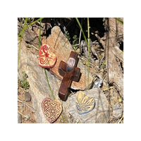 20 Handheld Dark Wood Pocket Crosses - Heartwarming Christian Comfort Gifts for Stress Relief & Encouragement