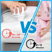 Ultimate 12 Pack Vacuum Storage Bags with Electric Pump - Extra Thick, Reusable & Odor-Free Space Savers for Clothes, Mattresses, Blankets, and More!