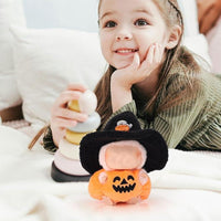 Adorable Labubu Halloween Pumpkin Costume for 17cm Dolls - Soft, Durable, & Detachable with Stylish Hat - Ideal for Collectors & Dress-Up Fun!
