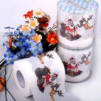 Festive & Fun Christmas Toilet Paper Roll - Adorable Holiday Prints for Charming Home Decor!