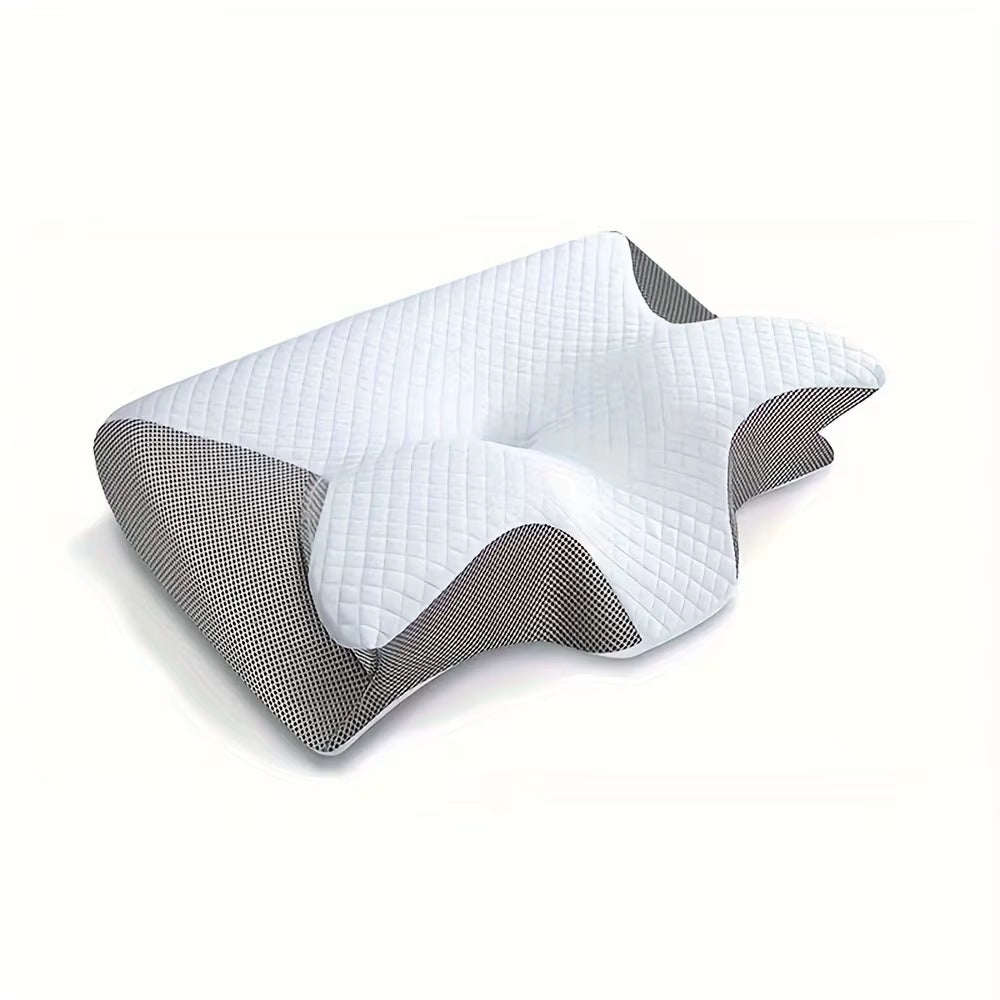 Ultimate Comfort Ergonomic Cotton Snack Pillow – Ideal for Side, Back, and Abdominal Sleepers!