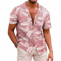 Men’s Summer Printed Short-Sleeved Shirt – Lightweight, Stylish & Breathable Casual Wear