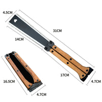 Versatile Folding Butterfly Saw - Compact Hand-Held Logging & Woodworking Tool with Double-Sided Grinding