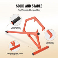 VEVOR Heavy Duty 46.5" Timberjack Log Lifter - Effortlessly Roll Logs Up to 25" Diameter