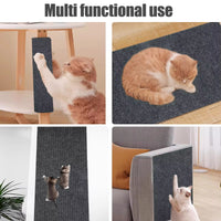 Ultimate Cat Scratching Mat & Carpet - Trimmable Self-Adhesive Protector for Furniture