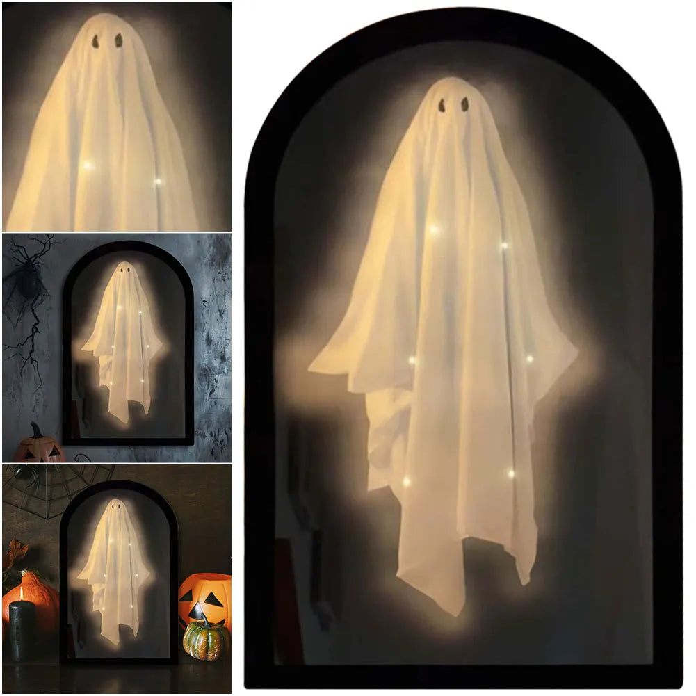 Spooky Hologram Ghost Night Light – Adorable Halloween Home Decor for a Festive Touch!