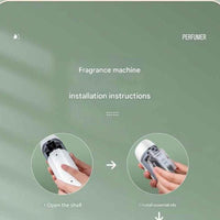 Air Freshening Diffuser with Automatic Timed Spray and 3 Essential Oil Bottles – Perfect for Home, Hotels, and Bathrooms