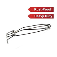 Heavy-Duty Stainless Steel Hot Pot Gripper Tongs | Heat-Resistant Kitchen Tool for Safe Lifting