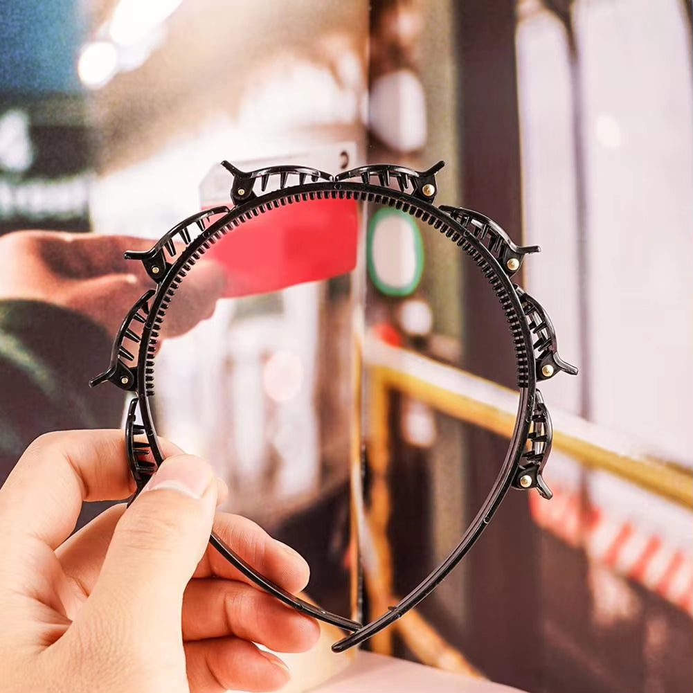 2022 Stylish Double Bangs Hair Clips - Trendy Head Hoops & Hairpins for Women